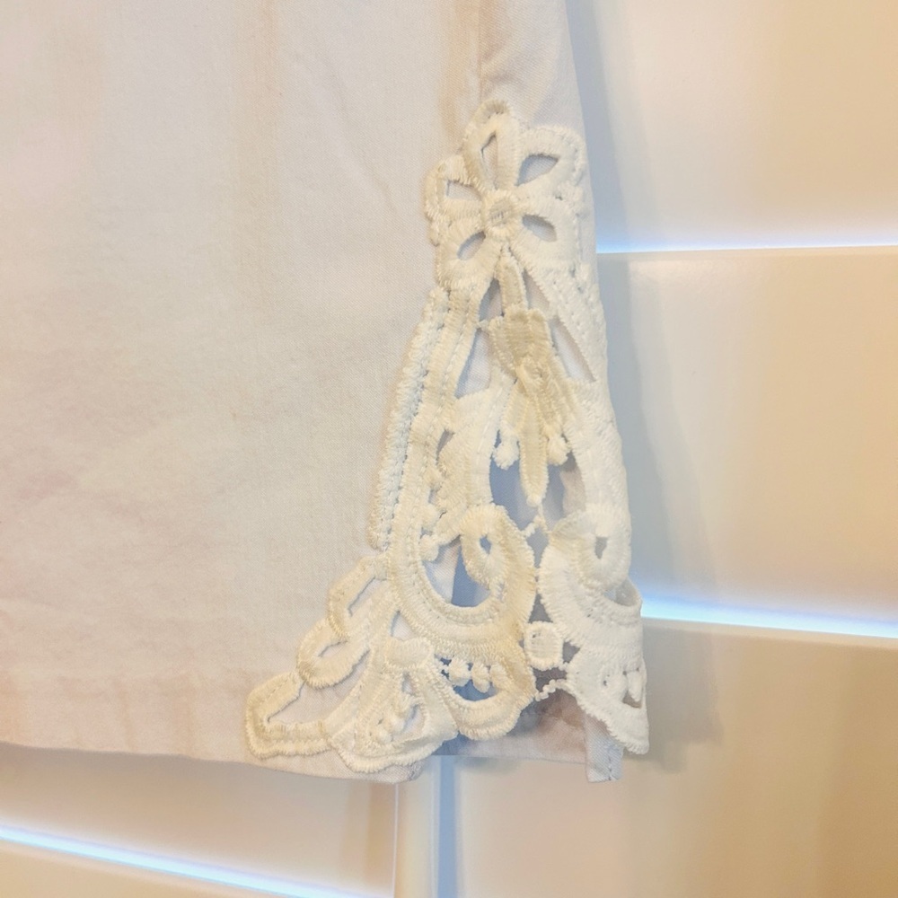 Size PM • Jessica Riley White Mini Skort – Classic Clean Style - Picture 6 of 9